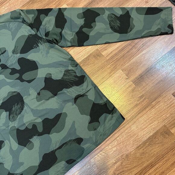 Ralph Lauren RLX Long Sleeve Performance Shirt Green Camouflage | Men Size large - Picture 16 of 16
